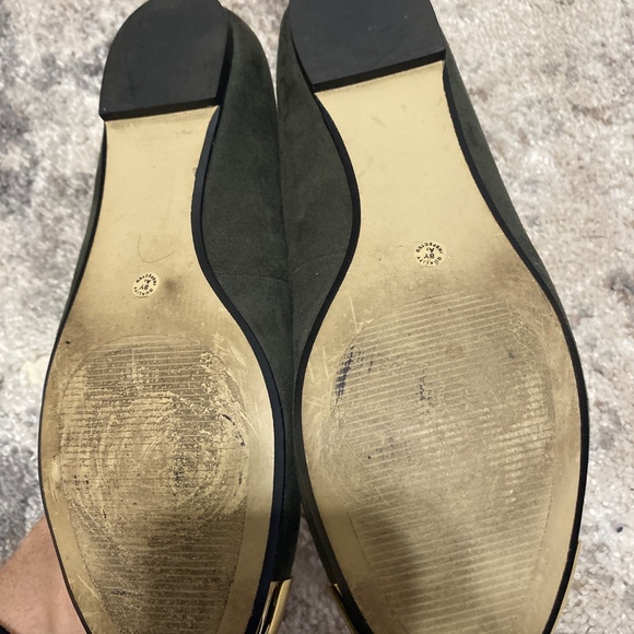 Worthington green & gold 9 womens flats suede size 9m - Picture 5 of 11